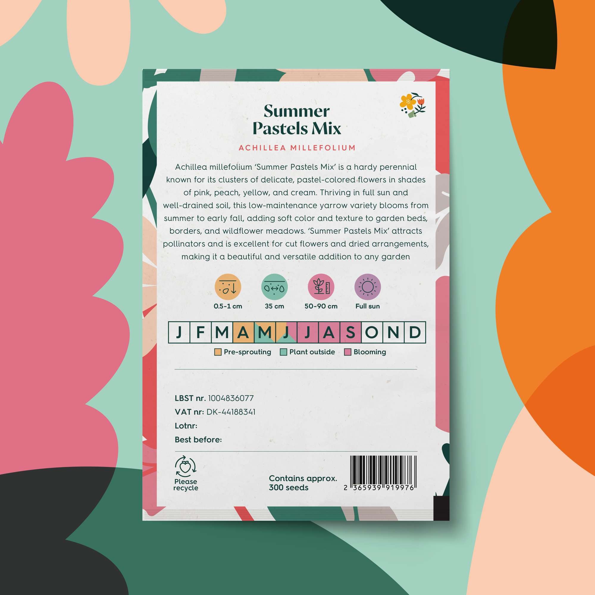 Rölleka 'Summer Pastels Mix' (frö)